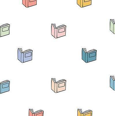 EPS 해외이미지 디자인 패턴 일러스트 사람없음 책 펼침 패턴백그라운드 파스텔톤 해외일러스트 컬러 백그라운드 무늬 모션 파일형식 벡터 이미지허브