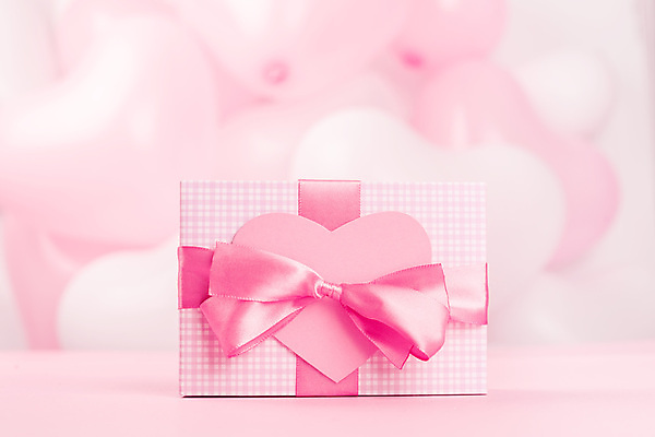 포토 JPG 해외이미지 분홍색 사람없음 선물상자 하트 해외포토 모양 컬러 선물 상자 파일형식 이미지허브