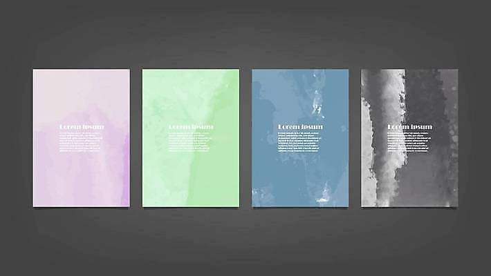 EPS 해외이미지 디자인 배너 백그라운드 일러스트 추상 사람없음 세로 세트 해외일러스트 무늬 파일형식 벡터 이미지허브