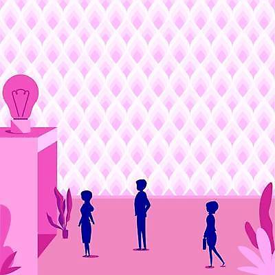 EPS 해외이미지 전신 식물 여자 남자 백그라운드 일러스트 프레임 성인 전구모양 성인만 카피스페이스 해외일러스트 모양 전구 사람 공백 파일형식 벡터 이미지허브