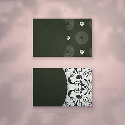 EPS 해외이미지 디자인 백그라운드 패턴 일러스트 명함 사람없음 세트 검은색 고급 만다라 목업 해외일러스트 컬러 컨셉 무늬 파일형식 벡터 이미지허브