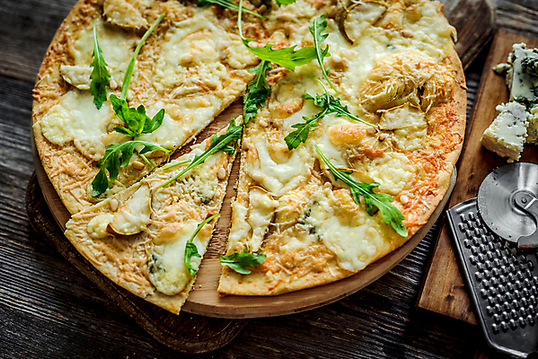 포토 JPG 해외이미지 채소 피자 사람없음 루꼴라 모짜렐라치즈 수제피자 핸드메이드 해외포토 치즈 패스트푸드 서양음식 파일형식 이미지허브