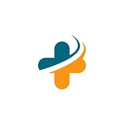 EPS 해외이미지 일러스트 의학 사람없음 주황색 심볼 청록색 십자모양 해외일러스트 모양 컬러 십자 파일형식 벡터 이미지허브