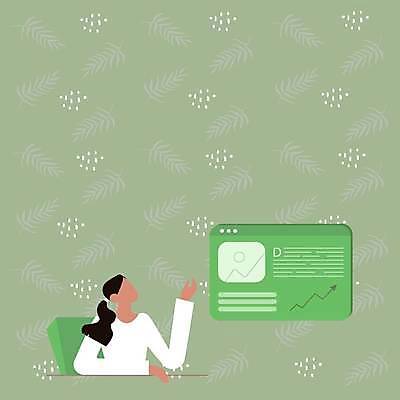 EPS 해외이미지 여자 화살표 백그라운드 의자 일러스트 비즈니스 아이디어 한명 상반신 성인 초록색 홈페이지 풀잎 성인여자한명만 카피스페이스 해외일러스트 1 컬러 가구 컨셉 잎 사람 공백 풀_식물 여자한명만 성인여자만 파일형식 벡터 이미지허브