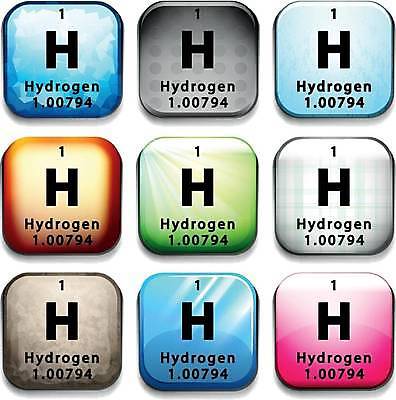 EPS 해외이미지 과학 일러스트 사람없음 세트 화학 심볼 정사각형 과학교육 H 원소기호 수소 해외일러스트 도형 기호 알파벳 교육 원소 파일형식 벡터 이미지허브