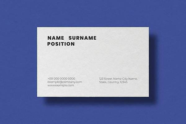 EPS 해외이미지 디자인 일러스트 비즈니스 텍스트 명함 그래픽 파란색 검은색 공백 정보 흰색 신용카드 이름 묘사 심플 펑키 위치 목업 카피스페이스 해외일러스트 컬러 금융 파일형식 벡터 이미지허브