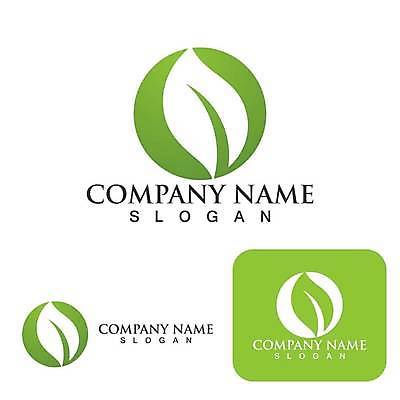 EPS 해외이미지 나무 디자인 잎 일러스트 사람없음 초록색 심볼 에코 유기농 엘리먼트 해외일러스트 식물 웰빙 컬러 환경 파일형식 벡터 이미지허브