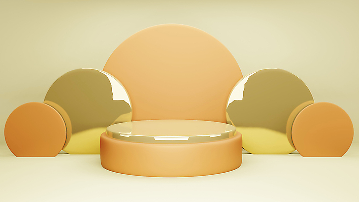 JPG 해외이미지 일러스트 사람없음 반사 3D 금속 원형 단상 해외포토 포토 도형 재질 디지털합성 파일형식 이미지허브