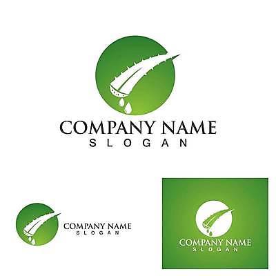 EPS 해외이미지 디자인 잎 일러스트 사람없음 초록색 화장품 심볼 유기농 알로에 알로에베라 해외일러스트 식물 웰빙 컬러 뷰티 파일형식 벡터 이미지허브