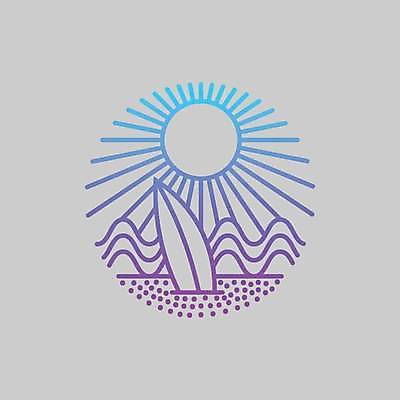 EPS 해외이미지 물결 바다 라인일러스트 일러스트 사람없음 여름 태양 서핑보드 원형 심볼 라인아트 해외일러스트 자연요소 도형 계절 선 보드_스포츠 파일형식 벡터 이미지허브