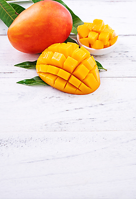 포토 JPG 해외이미지 스튜디오촬영 나뭇잎 사람없음 노란색 망고 해외포토 컬러 잎 실내 열대과일 파일형식 이미지허브