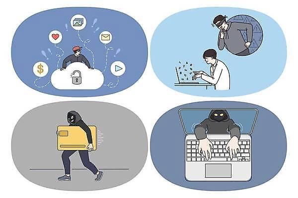 EPS 해외이미지 남자 컨셉 인터넷 일러스트 들기 안전 여러명 성인 노트북 스마트폰 디지털 웹 정보 신용카드 범죄 도둑 사이버 보안 구름모양 온라인 클라우드서비스 해킹 해커 개인정보 사이버범죄 인터넷보안 정보유출 성인남자만 해외일러스트 모양 다수 모션 사람 금융 전자제품 핸드폰 스마트기기 범죄인 서비스 남자만 성인만 파일형식 벡터 유출 구름_자연 이미지허브