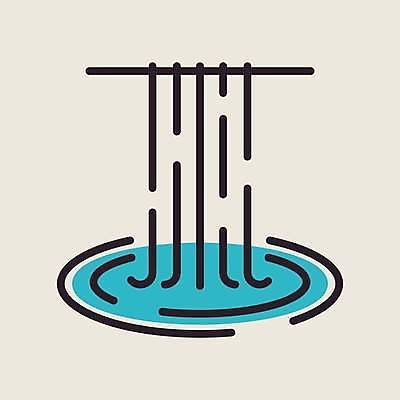 EPS 해외이미지 디자인 파도 여행 백그라운드 일러스트 비즈니스 자연 휴가 산 풍경 야외 물 강 폭포 하이킹 흐름 떨어짐 심볼 사인 생태학 해외일러스트 자연요소 교육 바다 컨셉 레저 생태계 파일형식 벡터 이미지허브