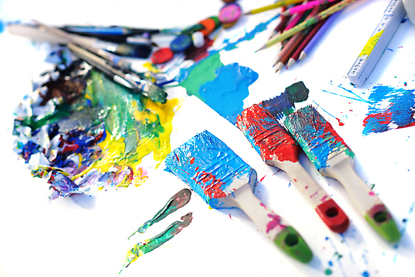 포토 JPG 해외이미지 디자인 백그라운드 미술 사람없음 페인트 물감 붓 흰배경 해외포토 문화예술 미술도구 흰색 파일형식 이미지허브