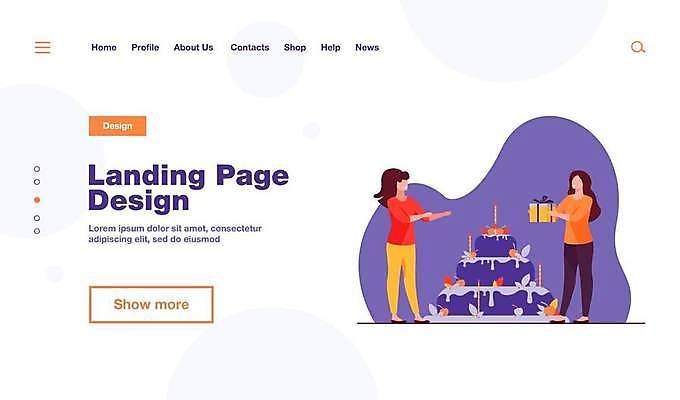 EPS 해외이미지 전신 여자 일러스트 가족 서기 들기 성인 두명 선물상자 케이크 보라색 주기 랜딩페이지 얼굴없음 성인여자만 해외일러스트 컬러 웹템플릿 관계 모션 디저트 선물 사람 상자 여자만 성인만 파일형식 벡터 이미지허브