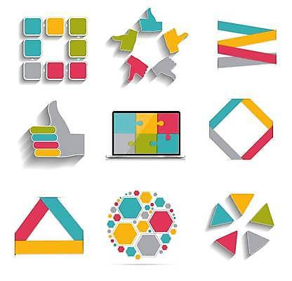 EPS 해외이미지 디자인 일러스트 비즈니스 프레임 사람없음 그래픽 자료 퍼즐 손모양 엘리먼트 해외일러스트 모양 파일형식 벡터 손_신체부위 이미지허브