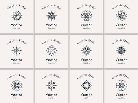 EPS 해외이미지 디자인 일러스트 추상 사람없음 세트 오리엔탈 심볼 만다라 해외일러스트 무늬 파일형식 벡터 이미지허브