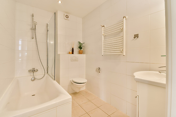 포토 JPG 해외이미지 화분 욕조 실내 사람없음 인테리어 욕실 세면대 화장실 심플 샤워기 변기 수건걸이 해외포토 디자인 내부 파일형식 이미지허브