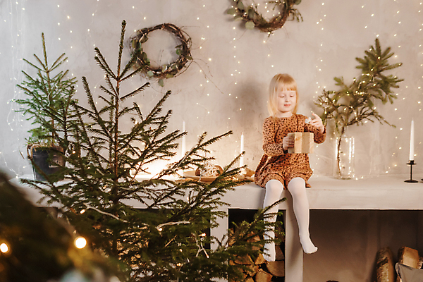 포토 JPG 해외이미지 전신 여자 어린이 크리스마스 초 실내 한명 들기 앞모습 빛 크리스마스트리 나뭇가지 촛대 알전구 크리스마스이브 홀리데이 소녀한명만 크리스마스리스 해외202309 해외포토 나무 1 기념일 뷰포인트 전구 모션 휴가 사람 내부 화환 여자한명만 소녀만 파일형식 이미지허브