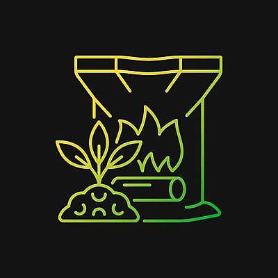 EPS 해외이미지 나무 식물 일러스트 사람없음 빛 새싹 네온 거름 비료포대 재 네온아트 해외일러스트 파일형식 벡터 이미지허브