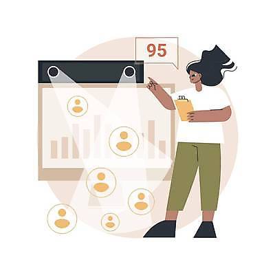 EPS 해외이미지 전신 라이프스타일 여자 일러스트 그래프 사람모양 한명 들기 성인 가리킴 점수 스포트라이트 평가 서류판 성인여자한명만 해외일러스트 모양 1 모션 사람 손짓 생활 사무용품 여자한명만 성인여자만 파일형식 벡터 이미지허브