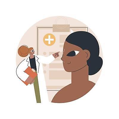 EPS 해외이미지 라이프스타일 여자 일러스트 들기 상반신 성인 두명 가리킴 성형수술 성인여자만 코수술 해외일러스트 모션 사람 손짓 생활 수술 여자만 성인만 파일형식 벡터 이미지허브