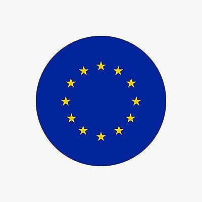 EPS 해외이미지 디자인 배너 유럽 별 여행 백그라운드 일러스트 그래픽 파란색 세계 노란색 유로 흰색 깃발 원형 황금 심볼 사인 배지 커뮤니티 애국심 고립 엘리먼트 유럽연합 전국 해외일러스트 자연요소 도형 나라 컬러 돈 파일형식 벡터 이미지허브