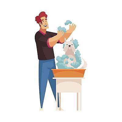 EPS 해외이미지 클립아트 직업 디자인 응시 컨셉 일러스트 장식 반려동물 장비 기구 공구 플랫 심볼 오브젝트 서비스 쇼 몸단장 고립 구성 돌봄 위생관리 스타일 해외일러스트 동물 시선 모션 관리 도구 파일형식 벡터 이미지허브