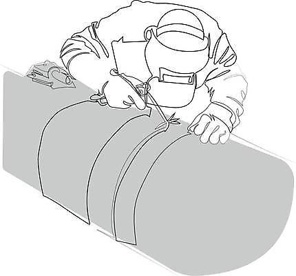 EPS 해외이미지 남자 라인일러스트 일러스트 한명 들기 상반신 성인 작업 라인아트 손그림 드로잉 용접 용접공 용접기 용접마스크 성인남자한명만 해외일러스트 직업 1 선 모션 마스크 미술 사람 남자한명만 성인남자만 파일형식 벡터 이미지허브