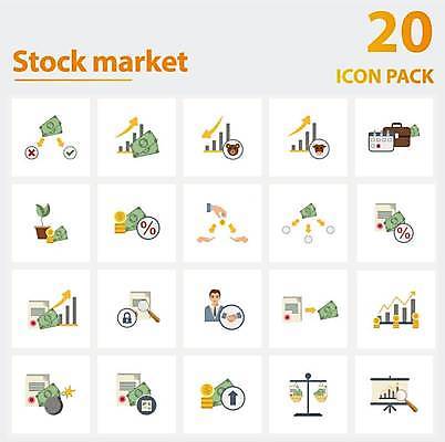 EPS 해외이미지 디자인 일러스트 비즈니스 곰 그래프 흑백 실내 세트 픽토그램 인포그래픽 정보 성장 시장 플랫 주식 위험 가격 심볼 사인 황소 공유 UI 얇은 해외일러스트 동물 컨셉 포유류 촬영기법 내부 금융 소 파일형식 벡터 이미지허브