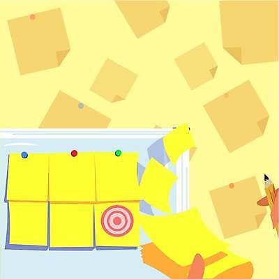 EPS 해외이미지 백그라운드 일러스트 프레임 사람없음 연필 메모지 카피스페이스 해외일러스트 학용품 필기구 사무용품 공백 파일형식 벡터 이미지허브