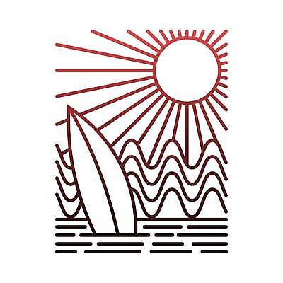 EPS 해외이미지 물결 바다 라인일러스트 일러스트 사람없음 여름 태양 보라색 서핑보드 심볼 라인아트 해외일러스트 자연요소 계절 선 컬러 보드_스포츠 파일형식 벡터 이미지허브