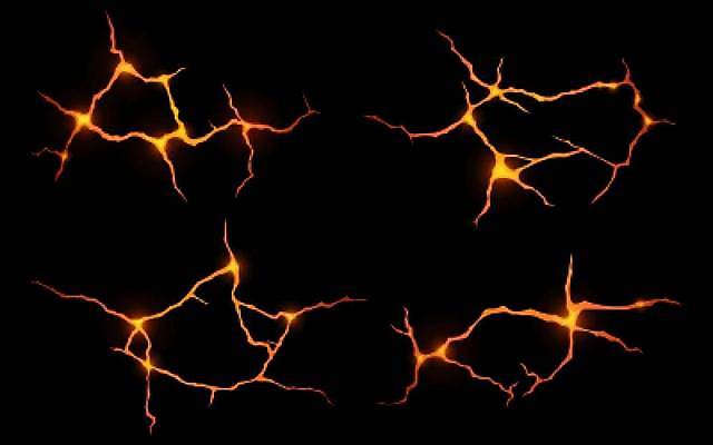 EPS 해외이미지 지구 백그라운드 일러스트 표면 불 풍경 빨간색 빛 세트 3D 환경 검은색 손상 에너지 구멍 액체 틈 균열 파편 땅 질감 화산 용암 다리찢기 찌그러짐 고립 골절 깨짐 단절 땅바닥 재앙 지옥 지진 지질학 화상 현실 효과 해외일러스트 자연요소 교육 컬러 컨셉 의학 모션 산 바닥 상처 자연재해 디지털합성 파일형식 벡터 이미지허브