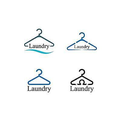 EPS 해외이미지 일러스트 사람없음 파란색 옷걸이 심볼 해외일러스트 컬러 파일형식 벡터 이미지허브