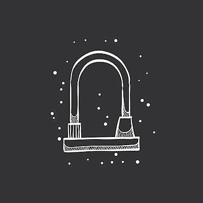 EPS 해외이미지 일러스트 자물쇠 사람없음 검은색 흰색 해외일러스트 컬러 파일형식 벡터 이미지허브