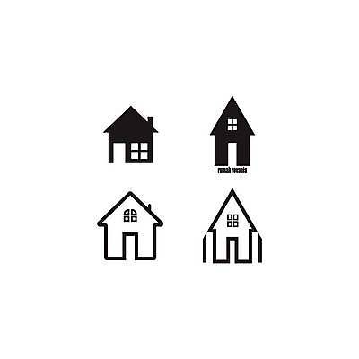 EPS 해외이미지 일러스트 주택 사람없음 심볼 집모양 해외일러스트 모양 건물 파일형식 벡터 이미지허브