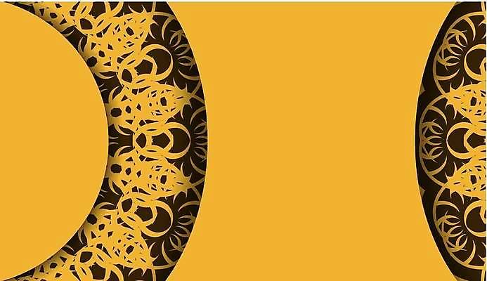 EPS 해외이미지 디자인 백그라운드 패턴 일러스트 사람없음 노란색 화려 해외일러스트 컬러 컨셉 무늬 파일형식 벡터 이미지허브