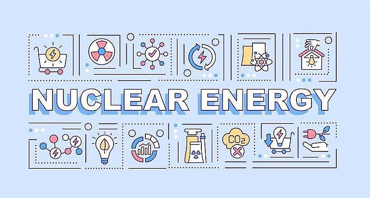 EPS 해외이미지 디자인 산업 선 백그라운드 컨셉 일러스트 공장 타이포그라피 사람없음 단어 환경 힘 에너지 유지 원자력 원자력에너지 레터링 해외일러스트 문자 공업 파일형식 벡터 이미지허브
