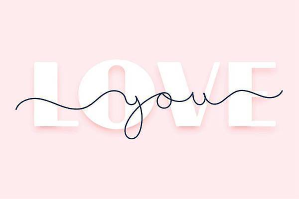 EPS 해외이미지 디자인 분홍색 백그라운드 일러스트 추상 사랑 타이포그라피 사람없음 귀여움 해외일러스트 문자 감정 컬러 컨셉 무늬 파일형식 벡터 이미지허브