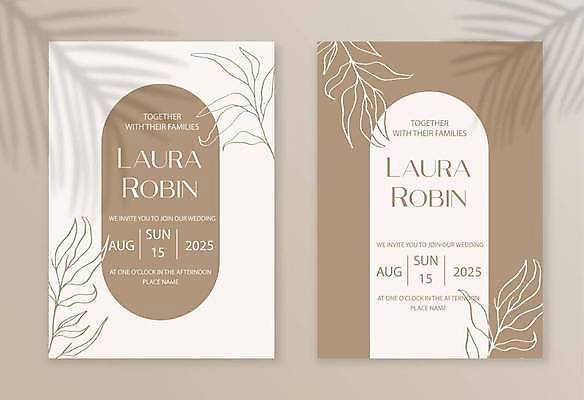 EPS 해외이미지 결혼 잎 일러스트 프레임 사람없음 세트 갈색 축하 분위기 라인아트 감성 카피스페이스 해외일러스트 식물 선 컬러 컨셉 이벤트 공백 파일형식 벡터 이미지허브