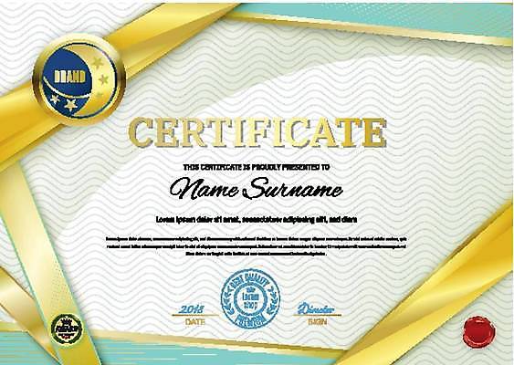 EPS 해외이미지 별 하늘색 일러스트 타이포그라피 사람없음 금색 달 상패 임명장 상장프레임 해외일러스트 자연요소 문자 컬러 프레임 파란색 상_우승 파일형식 벡터 이미지허브