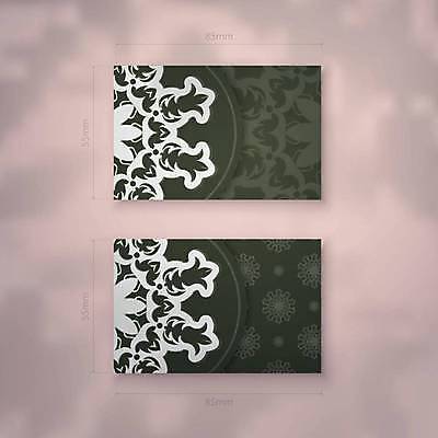 EPS 해외이미지 디자인 백그라운드 패턴 일러스트 명함 사람없음 세트 검은색 고급 만다라 목업 해외일러스트 카드프레임 컬러 컨셉 무늬 프레임 파일형식 벡터 이미지허브