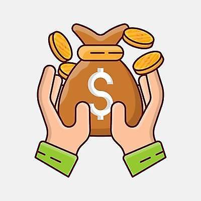 EPS 해외이미지 손 돈 일러스트 신체부위 금융 동전 돈자루 해외일러스트 사람 경제 재산 파일형식 벡터 이미지허브