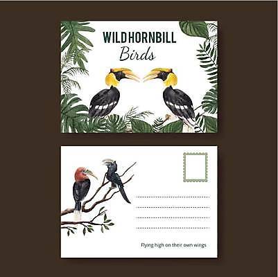 EPS 해외이미지 리플렛 일러스트 조류 나뭇잎 사람없음 세트 흰색 나뭇가지 앵무새 엽서 열대잎 해외일러스트 나무 동물 컬러 잎 편지 파일형식 벡터 이미지허브