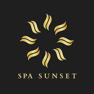 EPS 해외이미지 디자인 일러스트 사람없음 그래픽 태양 검은색 스파 금색 심볼 브랜딩 해외일러스트 자연요소 컬러 파일형식 벡터 이미지허브