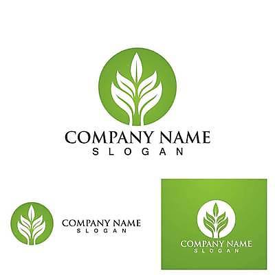 EPS 해외이미지 나무 디자인 잎 일러스트 사람없음 초록색 심볼 에코 유기농 엘리먼트 해외일러스트 식물 웰빙 컬러 환경 파일형식 벡터 이미지허브