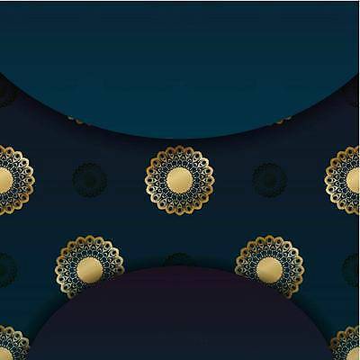 EPS 해외이미지 문양 디자인 백그라운드 일러스트 프레임 사람없음 금색 화려 고급 남색 아치 카피스페이스 해외일러스트 컬러 컨셉 공백 파일형식 벡터 이미지허브