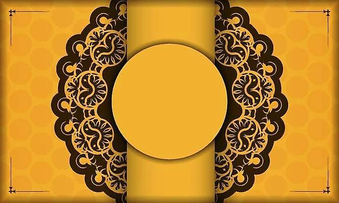 EPS 해외이미지 디자인 백그라운드 패턴 일러스트 사람없음 노란색 화려 해외일러스트 컬러 컨셉 무늬 파일형식 벡터 이미지허브