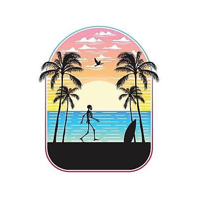 EPS 해외이미지 디자인 바다 일러스트 조류 해골 사람없음 야자수 태양 서핑보드 심볼 아치 해외일러스트 자연요소 나무 동물 뼈 보드_스포츠 파일형식 벡터 이미지허브