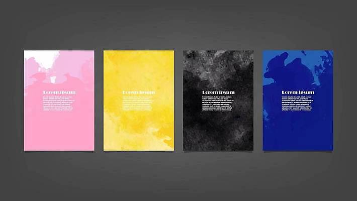 EPS 해외이미지 디자인 배너 백그라운드 일러스트 추상 사람없음 세로 세트 해외일러스트 무늬 파일형식 벡터 이미지허브